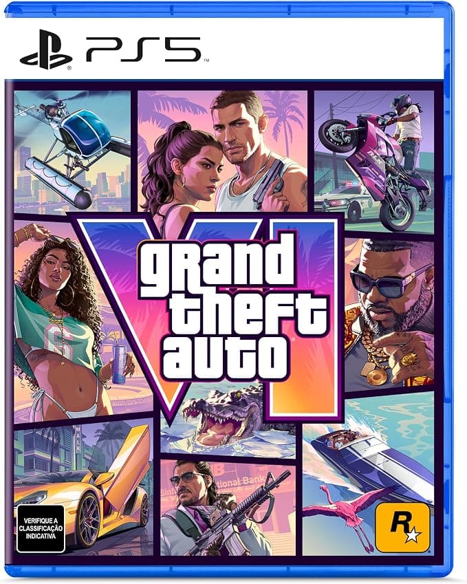Grand Theft Auto VI - PlayStation 5 : Amazon.com.br: Games e Consoles