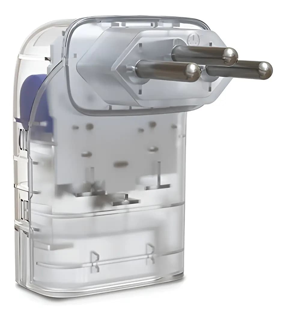 Protetor De Surto Clamper 10a 3 Pinos Lcf Com Dps Transparente