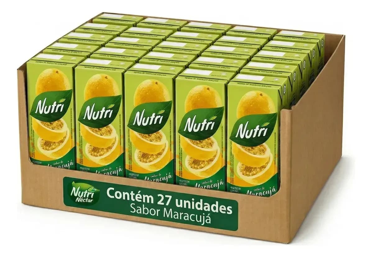 Suco De Maracujá Nutrinéctar 200ml - Pack 27 Caixinhas