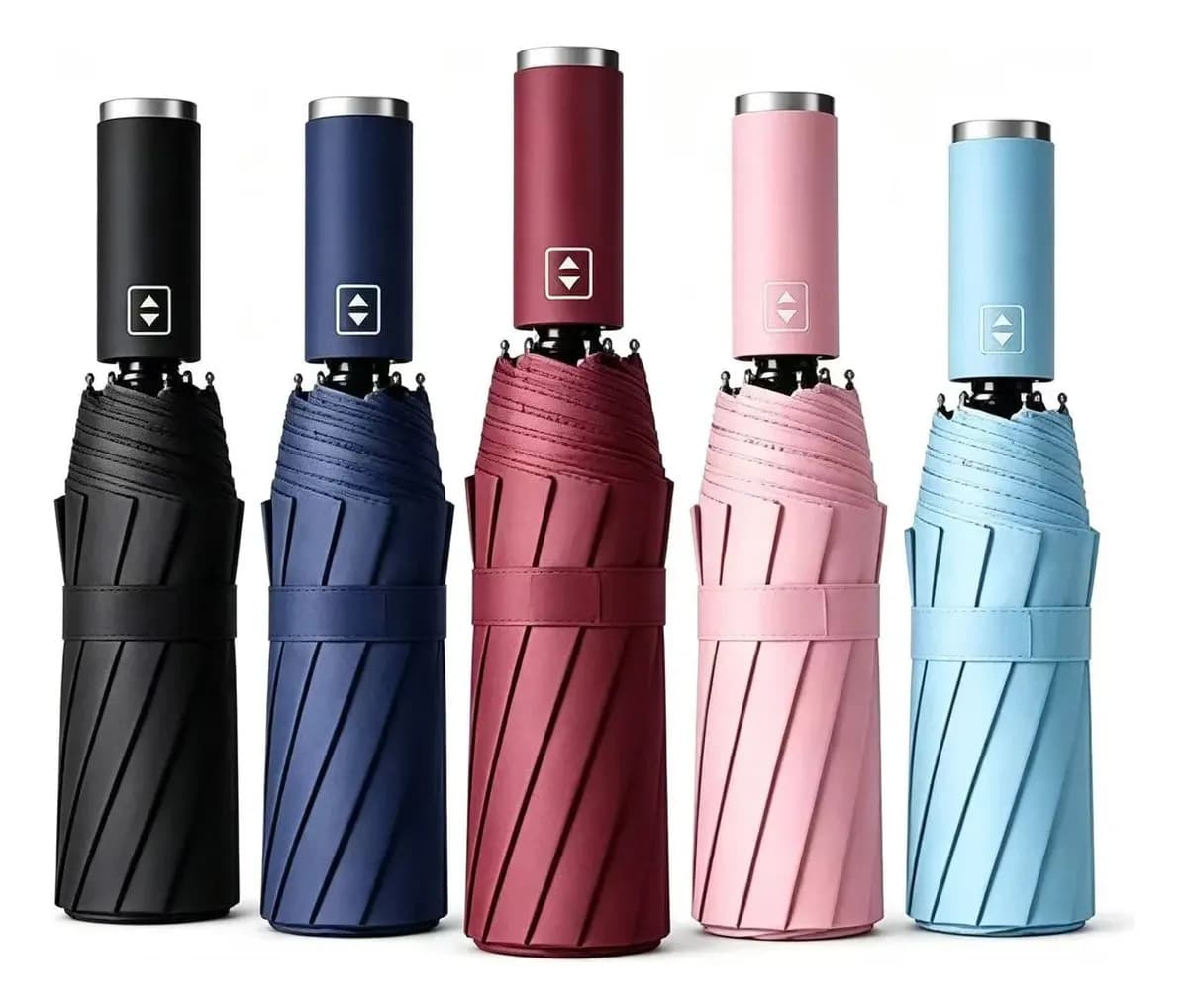 Guarda Chuva Automático Sombrinha Grande Proteção Solar Uv Reforçado Dobrável Envio Imediato Colorido