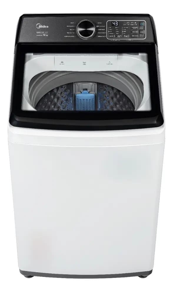 Máquina De Lavar Roupas 12kg Branca Midea Wave Impeller Branco