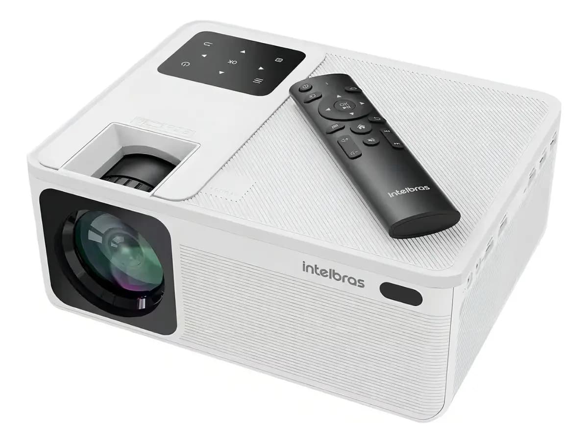 Projetor PFL5211 Full HD 5200lm Branco Intelbras 127/220V