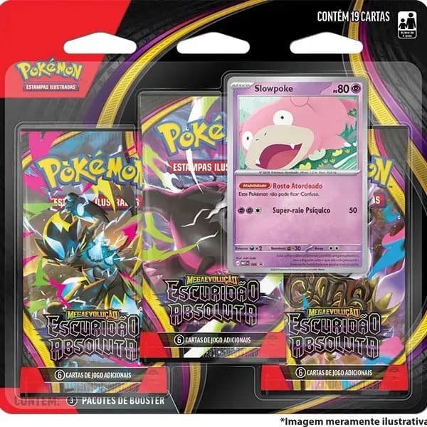 Blister Triplo Pokémon ME05 Escuridão Absoluta