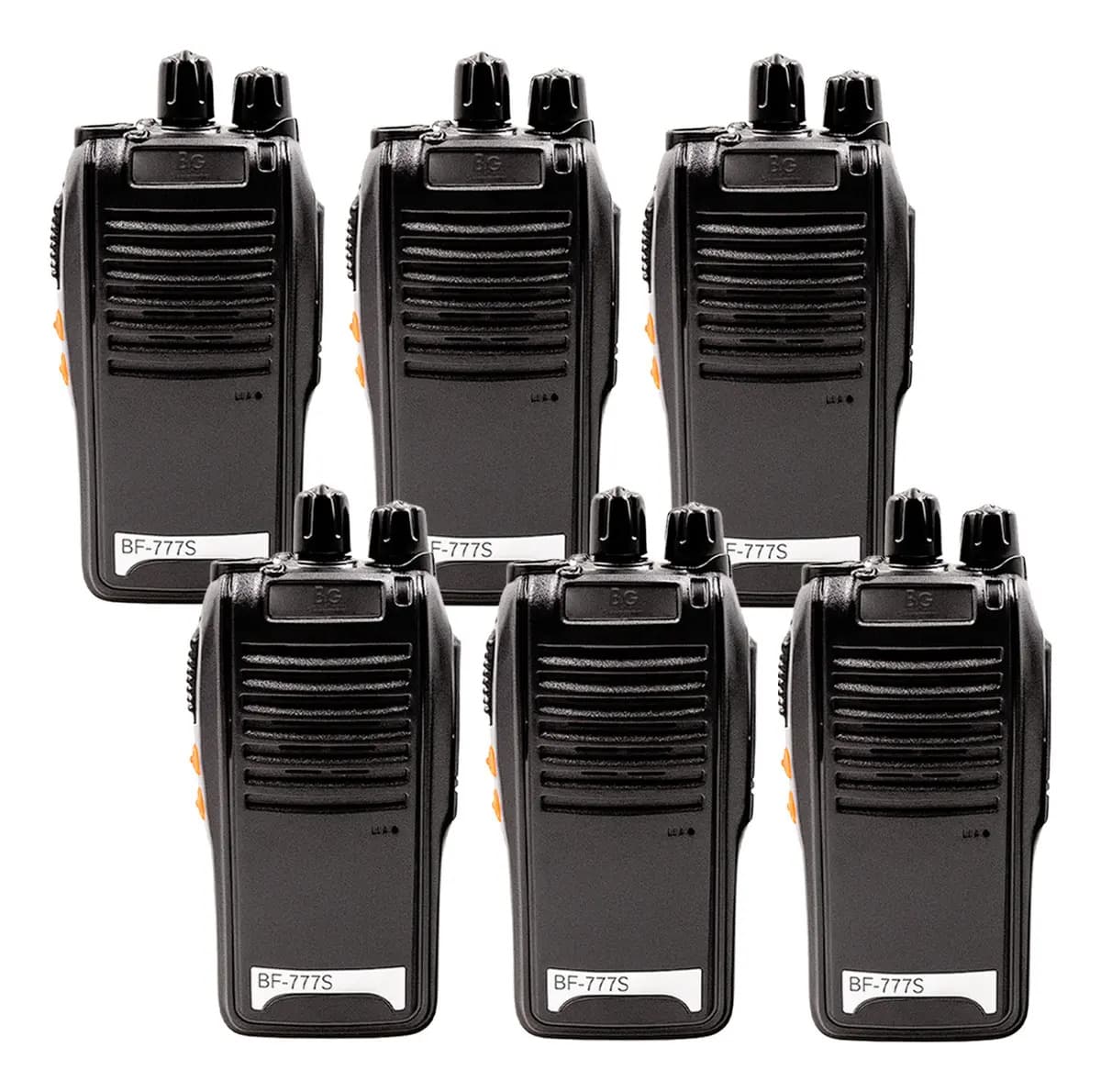 Kit 6 Radio Baofeng Walk Talk Comunicador 16 Ch 12km 777s