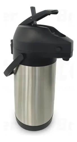 Garrafa Térmica 100% Inox 2,5l Madri Unitermi Quente E Frio Inox
