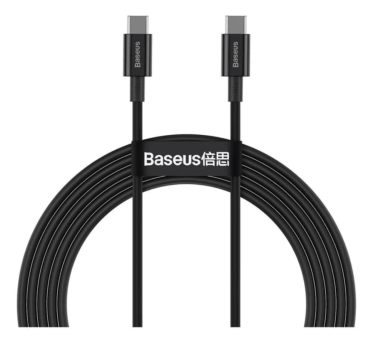 Cabo Turbo Usb-c P/ Usb-c Baseus Superior Series 240w 2m cor preto