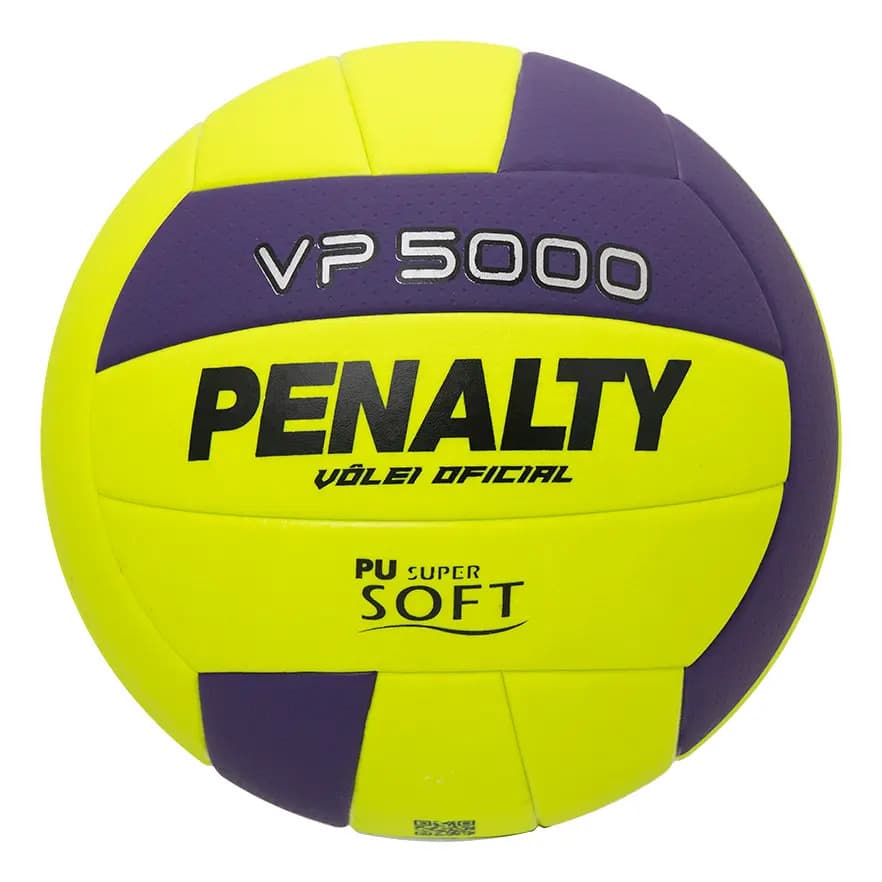 Bola de Vôlei VP 5000 Amarelo e Roxo Penalty