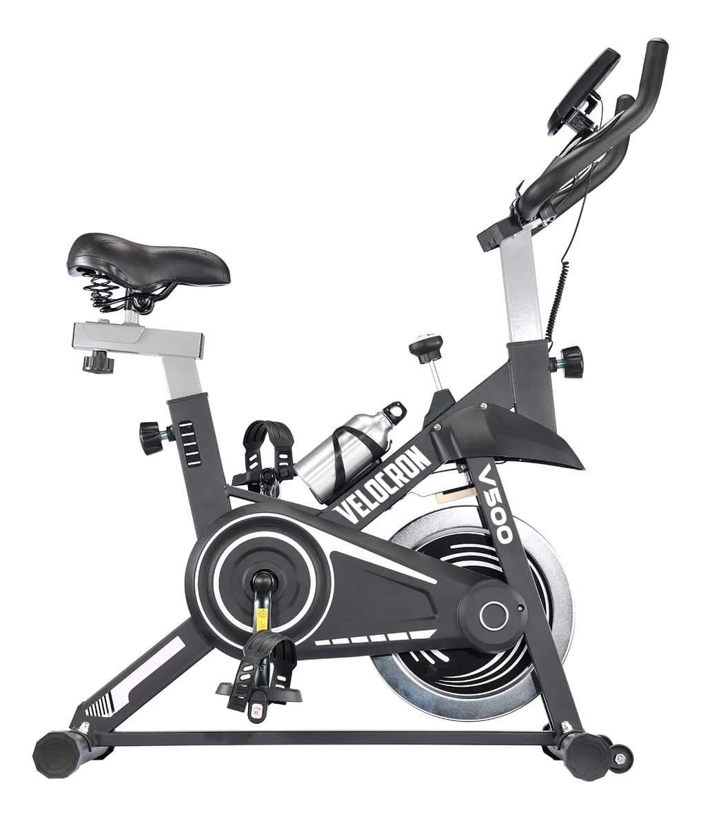 Bicicleta Ergométrica Spinning Inércia 5kg Velocron V500 Preto