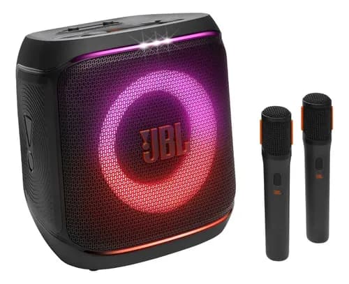 Caixa De Som Partybox Encore 2 Com Microfone Jbl - Preta Preto 127/220v