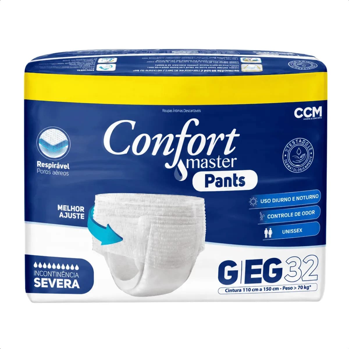 Fralda Geriátrica Pants ConfortMaster Noturna Severa G/EG x 32 un