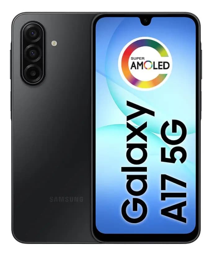 Celular Samsung Galaxy A17 Com Ia, 256gb, 8gb Ram, Câm De 50mp, Tela De 6.7 , Nfc, Ip54 - Preto 5G