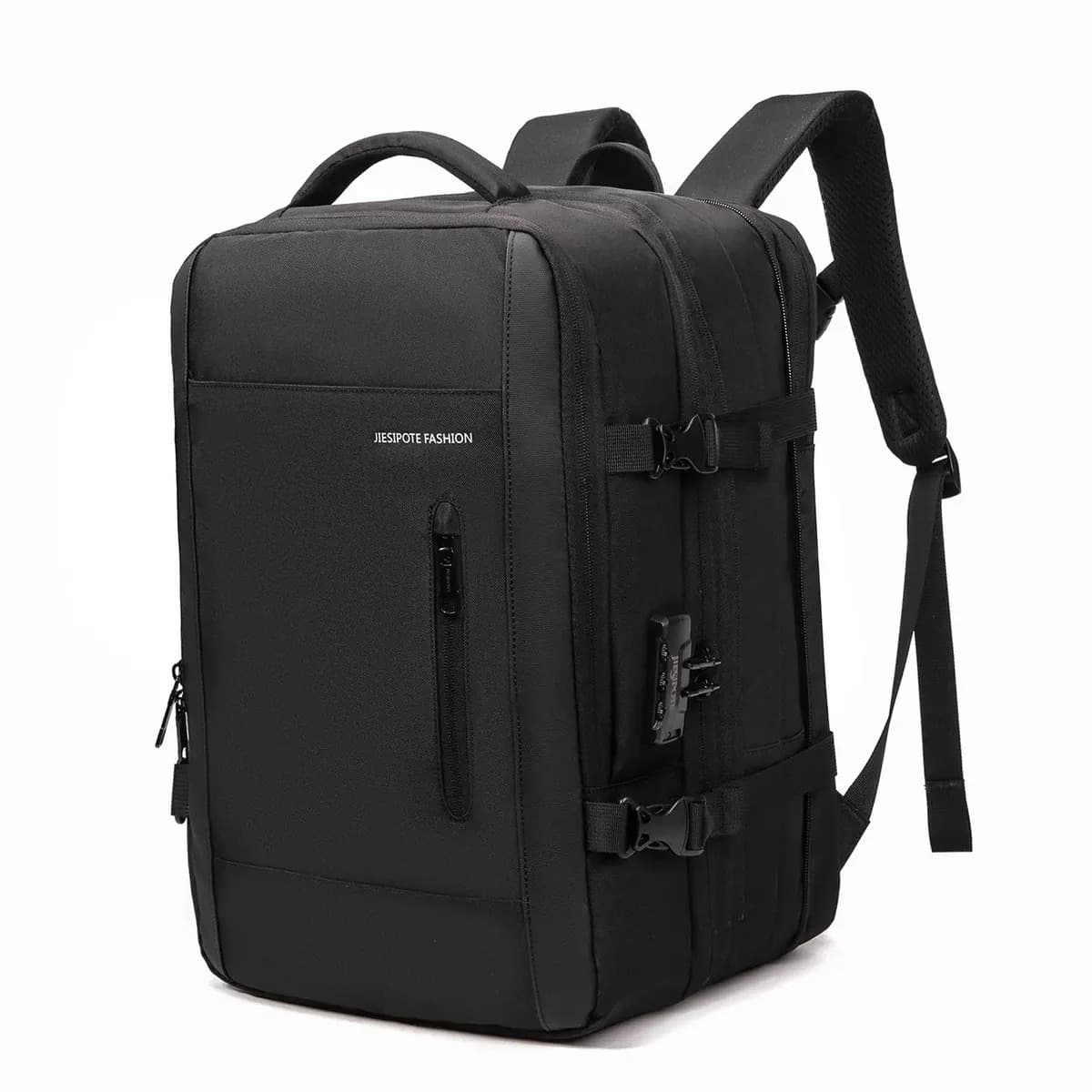 Mochila Para Notebook Impermeável com Porta USB e Senha Para Homem