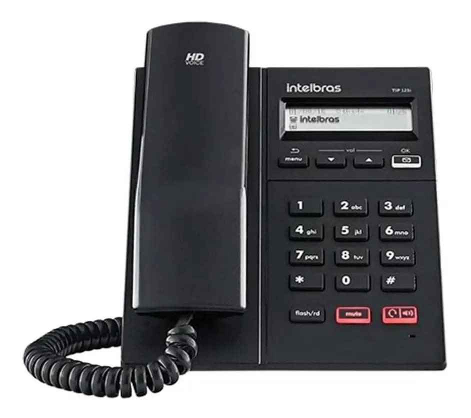 Telefone IP Intelbras TIP 125i Display Viva-voz