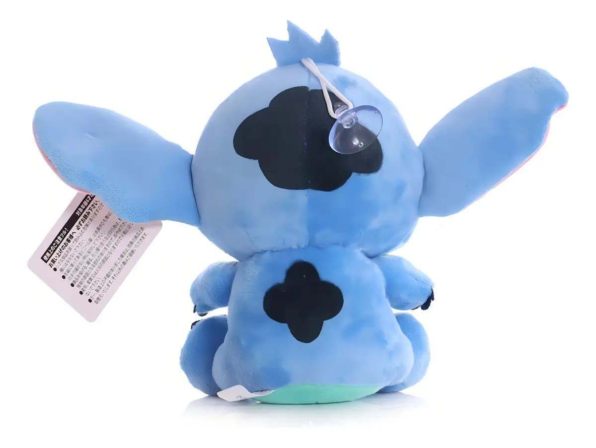 Pelúcia Fabrinkando Angel Namorada Stitch Azul 20cm Hipoalergênica