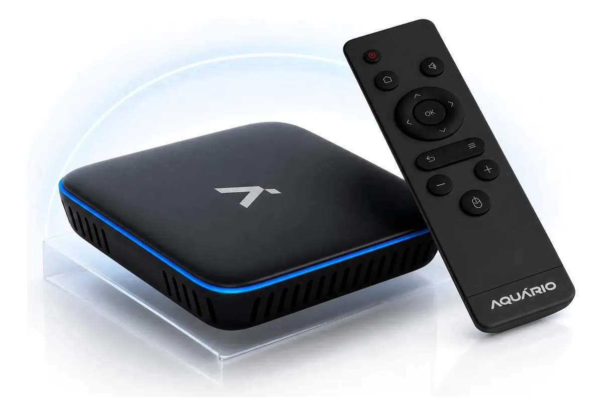 Smart Tv Box 4k Aquário Stv-2000 Plus Android Wifi Preto Padrão