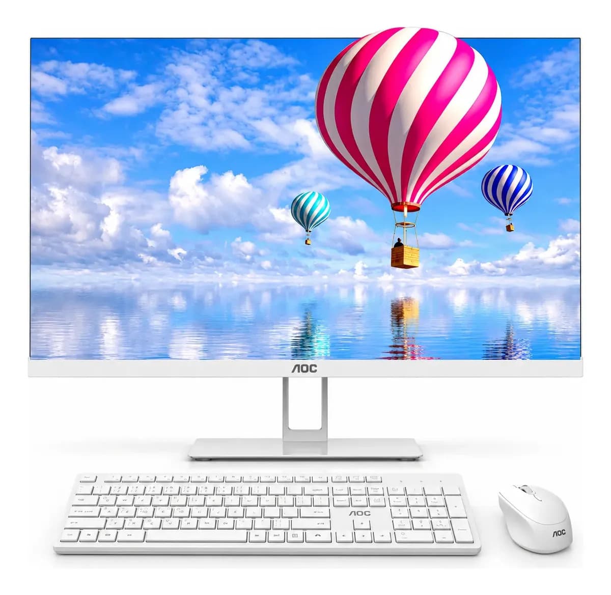Computador All In One Aoc Intel I5 23.8" Ddr3 Ssd Teclado Mouse