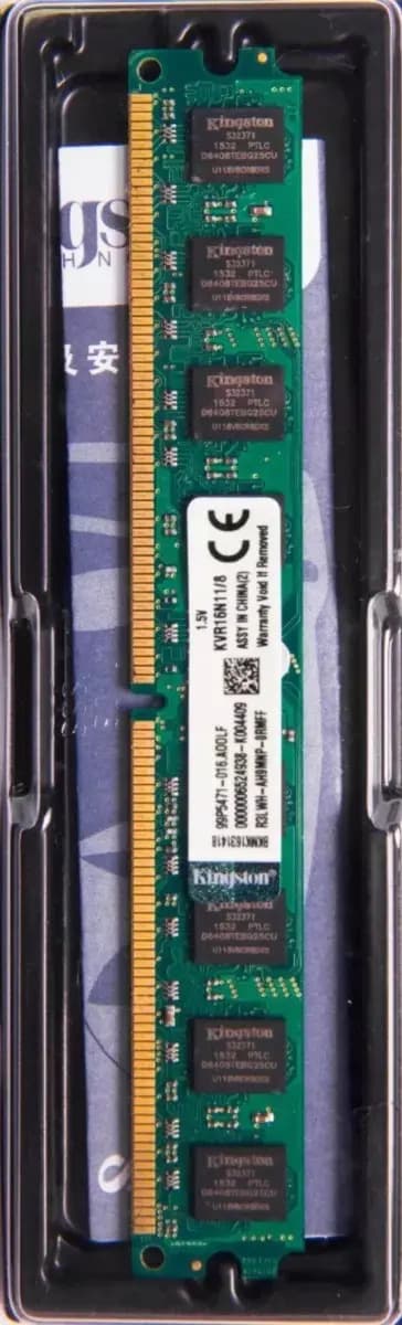 Memória RAM Kingston 8GB Ddr3 Pc3 12800 KVR16N11/8 PC