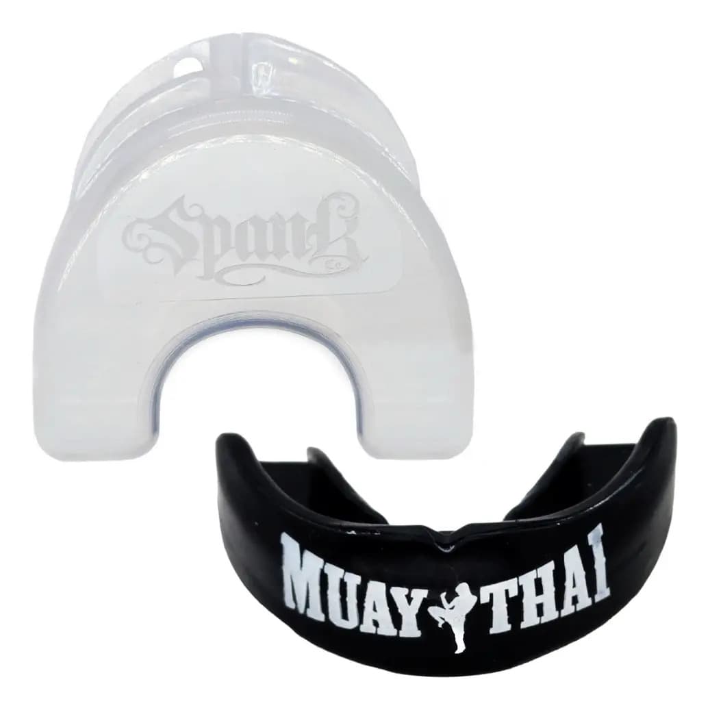 Spank Protetor Bucal Profissional Moldável Com Estojo Cor Muaythai - Boxe - Muaythai - Jiu-jitsu - Mma - Kickboxing - Futebol - Basquete - Esporte De Contato