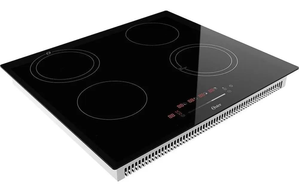 Cooktop Indução 4 Bocas Touchscreen Vidro Preto Oster