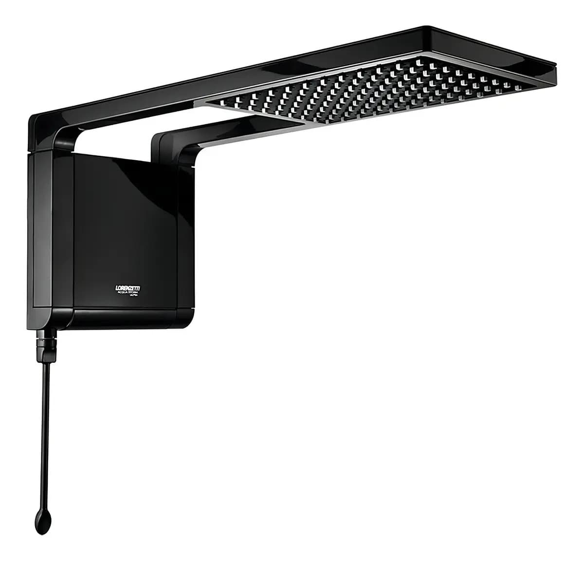 Chuveiro Elétrico De Parede Lorenzetti Acqua Ultra Storm Preto 5500W
