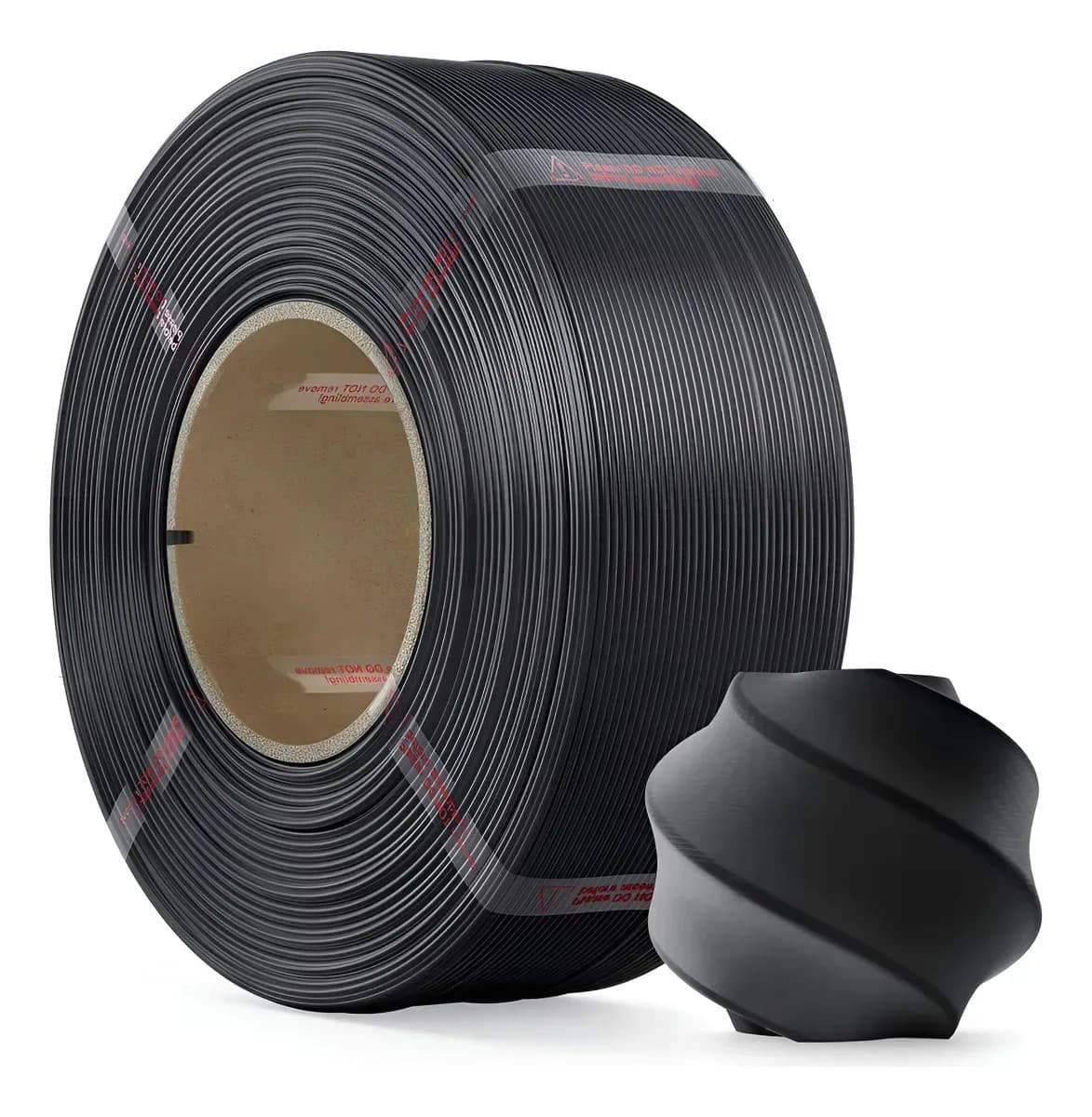 Filamento Pla Lite Bambu Lab Refil Sem Carretel Preto 1 Kg