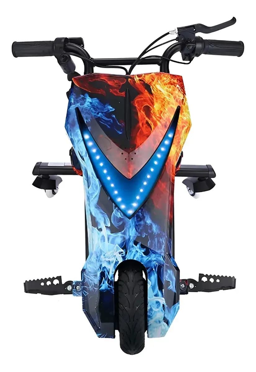 Patinete Elétrico Popsy Triciclo Drift 3 Rodas para Crianças com LED