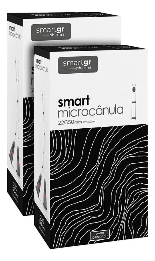 Kit Com 2 Caixas Smart Gr Microcânula 22g X 50mm