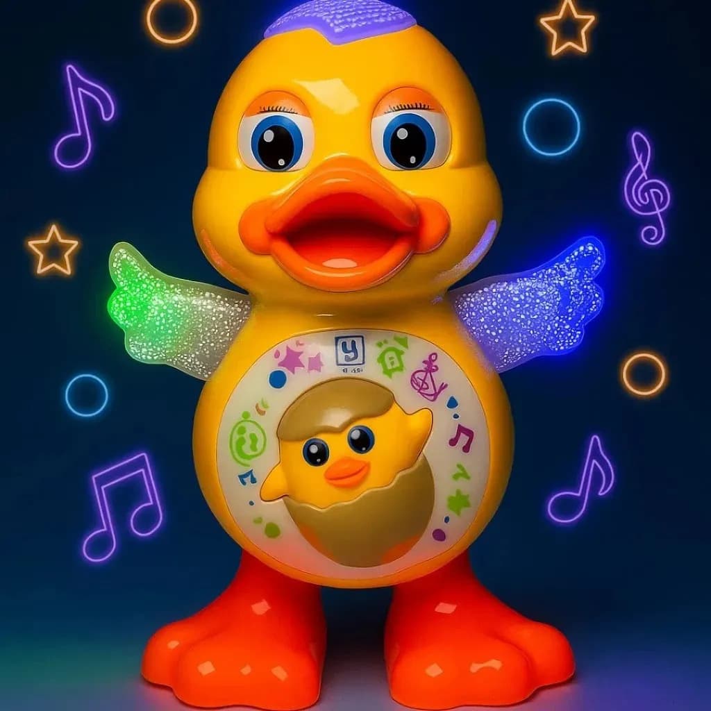 Patinho Dançante Brinquedo Musical Pato Dançarino Infantil Beexcellent
