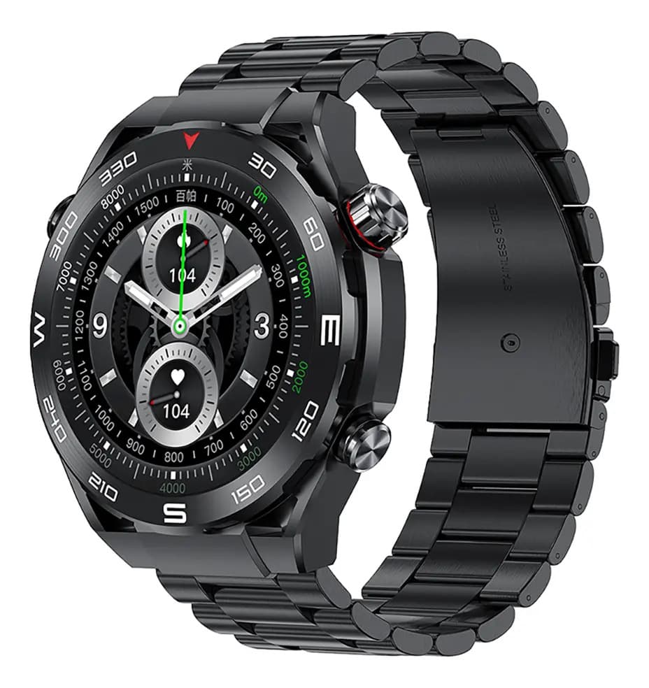 Smartwatch Bazik Prime WATCH Ultimate de 51mm com Tela AMOLED, GPS e NFC