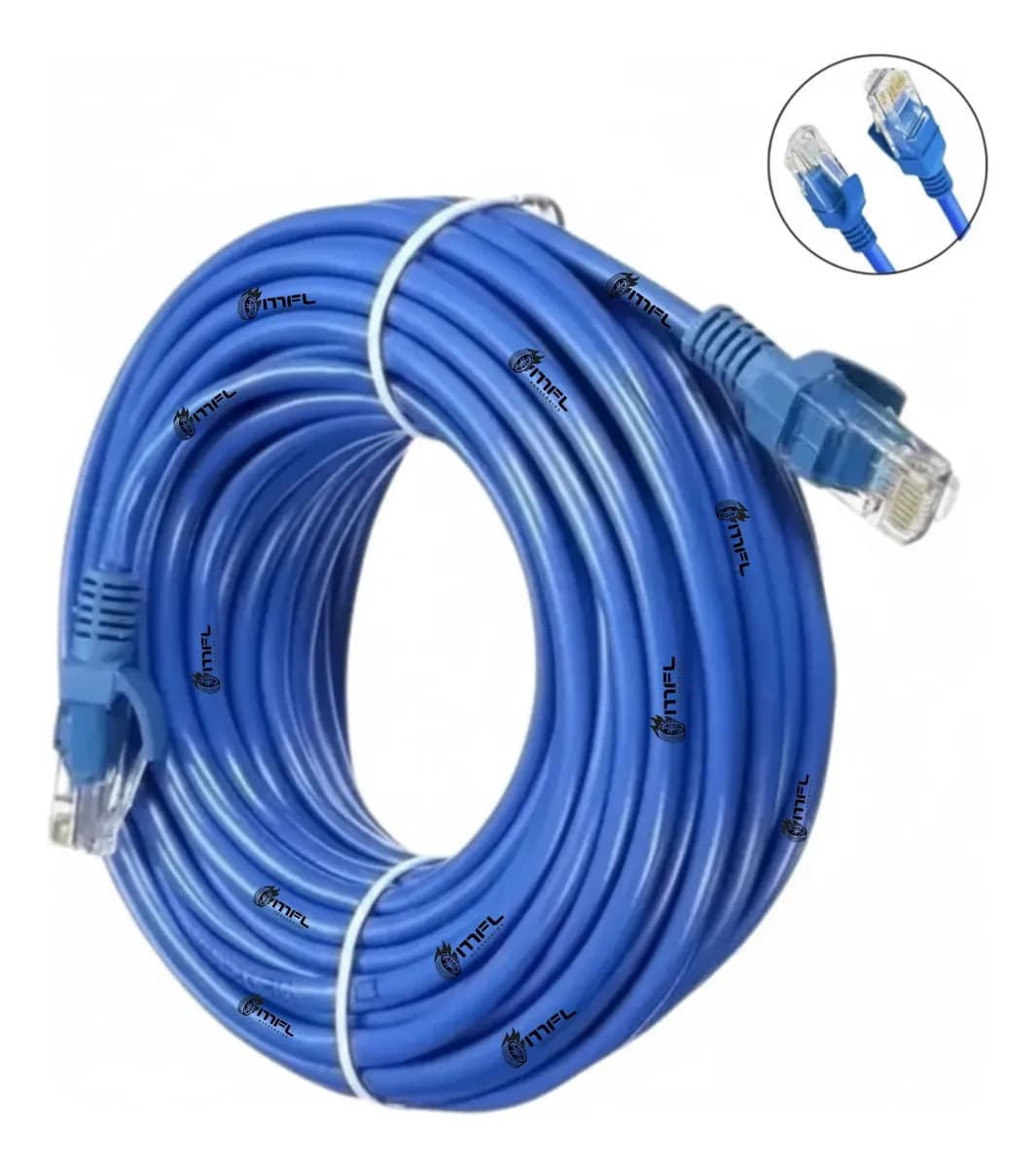 Cabo De Rede Cat6 15 Metros Ethernet Lan Giga 10/1000 MFL