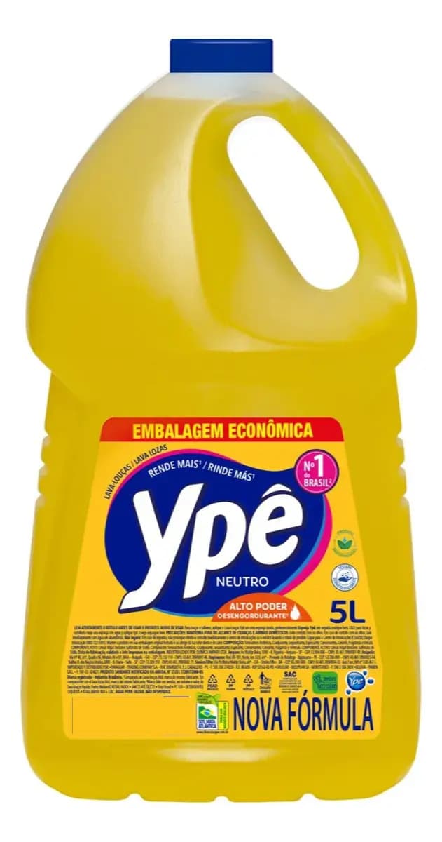 Detergente Ypê Neutro 5 Litros