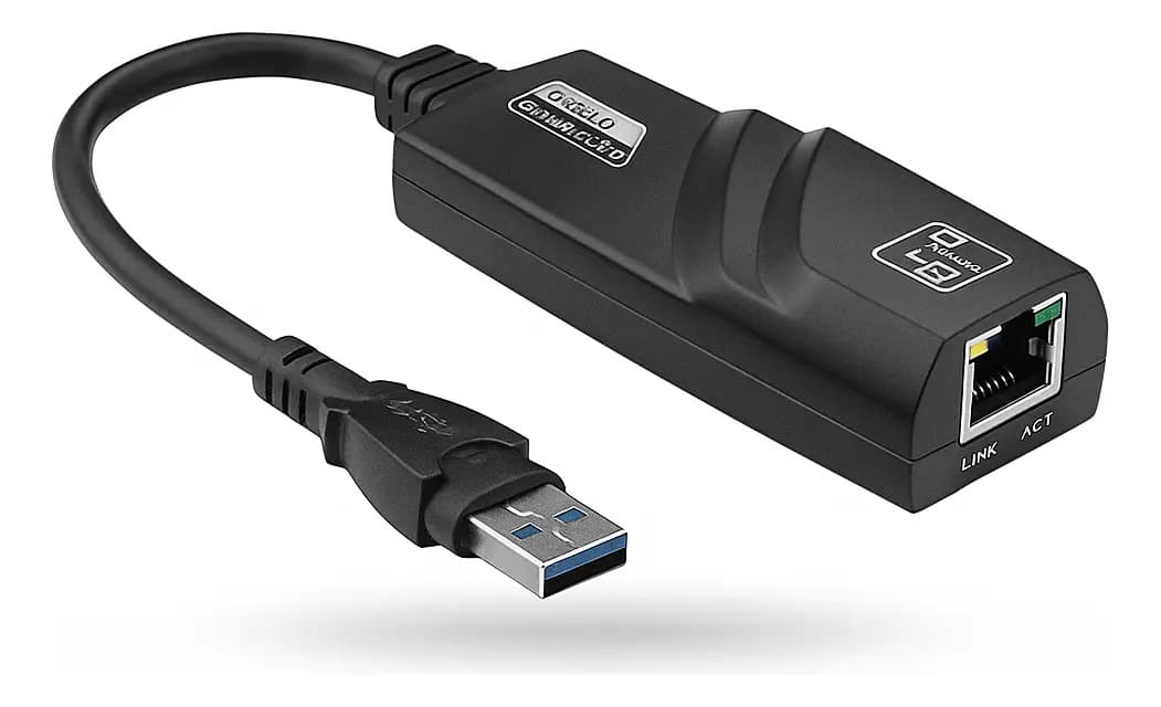 Adaptador Rede Usb 3.0 Gigabit Rj45 Ethernet 10/100/1000Mbps QueroCase