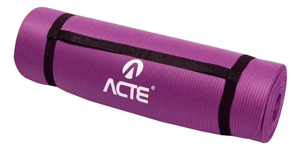 Tapete Para Exercícios Resistente Confort 180cm Roxo Acte Sports - Resistente - Antiderrapante