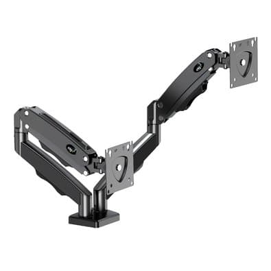 Suporte de Mesa Articulado para 2 Monitores de 17" a 35", ELG, Ajuste de altura com Pistão a Gás - F160N