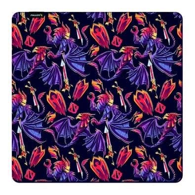 Mousepad Gamer Fallen Dota2 Dragon Set Speed+, Grande 450x450mm - MP-FN-DO-DS-SM-GR
