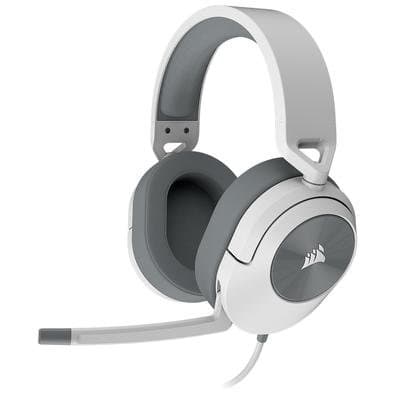 Headset Gamer Corsair HS55 USB/P2, Surround 7.1, Drivers 50mm, Branco - CA-9011266-NA