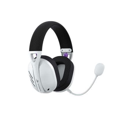 Headset Gamer Sem Fio Havit Fuxi H3 Wireless, Bluetooth e 2.4GHz, Som 7.1, Preto e Branco - Fuxi-H3 Black White