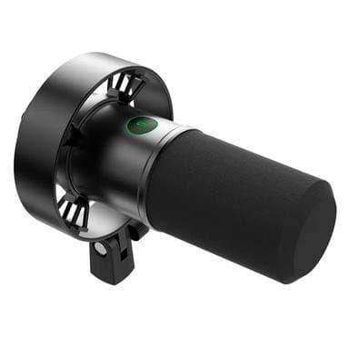 Microfone Dinâmico Fifine, Cardióide, USB Tipo-C e XLR, Com entrada para Fone, Preto - K688