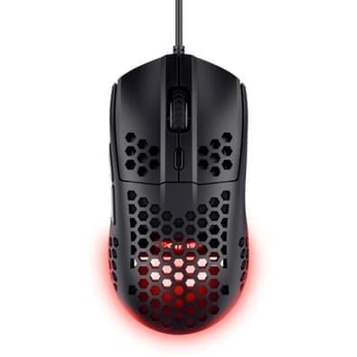 Mouse Gamer GXTrust 928 Helox Ultraleve, RGB, 6 Botões, 6400 DPI, USB, Preto - 25306