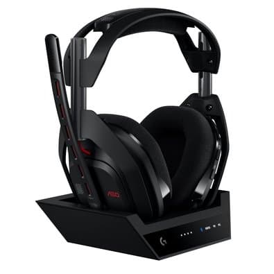 Headset Gamer Sem Fio Astro Gaming A50 LIGHTSPEED + Base Station (Gen 5) Com Tecnologia PLAYSYNC AUDIO, Bluetooth, Preto - 939-002217