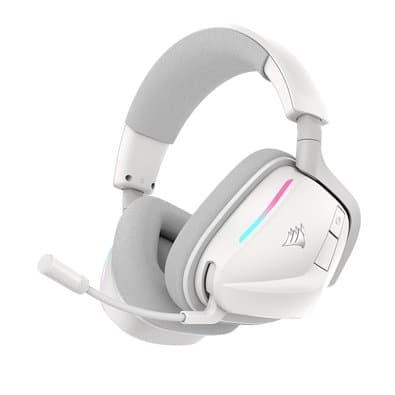 Headset Gamer Sem Fio Corsair Void Wireless V2, RGB, RGB, Bluetooth, Dolby Atmos, Branco - CA-9011380-WW