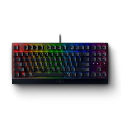 Teclado Gamer Mecânico Razer BlackWidow V3 TKL, Switches Amarelo, RGB - RZ03-03491800