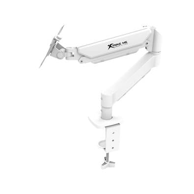 Suporte de Mesa Articulado para Monitores de 13" a 32" Xtrike Me, Ajuste de altura, Pistão a Gás, Vesa, Branco - HT-20WT