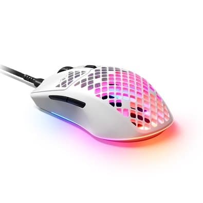 Mouse Gamer Steelseries Rival 3 Gen 2 White, TrueMove Core, RGB, USB tipo-C, Branco - 62703
