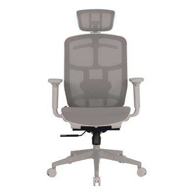 Cadeira de Escritório Ergonômica DT3 Diana+, Reclinável, Cilindro de Gás Classe 4, Malha, Preta com Estrutura Cinza - 14561-7