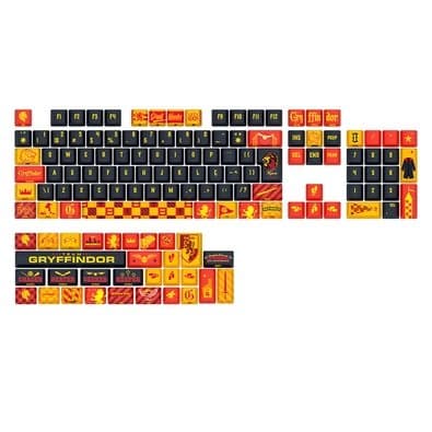 Keycap Gamer Redragon Harry Potter Grifinória, ABNT2, Preto, Vermelho e Amarelo - HP-944