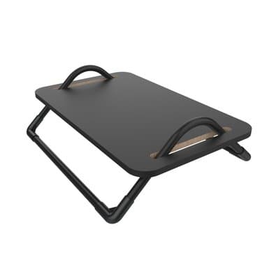 Apoio Ergonômico para os Pés Ergofirst, Inclinação Ajustável, Preto - FR01