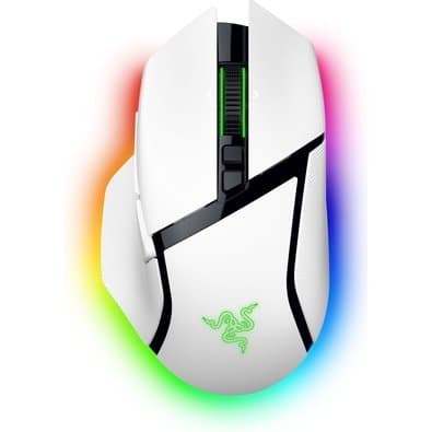 Mouse Gamer Sem Fio Razer Basilisk V3 Pro 35K, Sensor 35K DPI, RGB, Branco - RZ01-05240200
