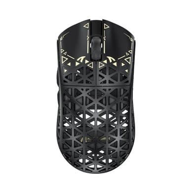 Mouse Gamer Sem Fio Attack Shark R5 Ultra, 42000 DPI, Fibra de Carbono, Switch Óptico, Tri-Mode Wireless Bluetooth USB-C, Preto - R5 ULTRA