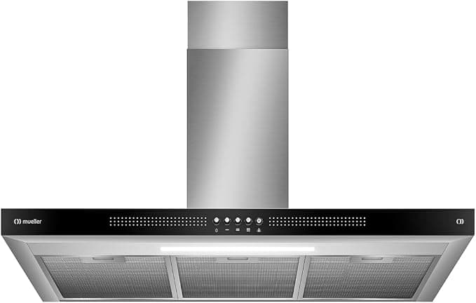 Coifa de Parede Mueller Plana 90cm Inox MCP90K 127V